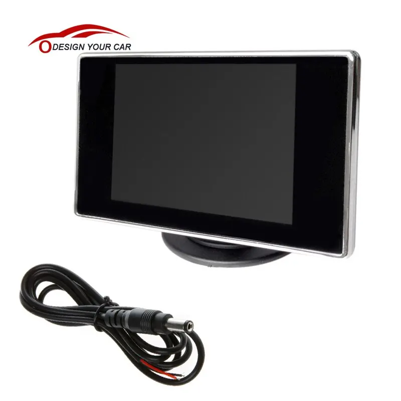 3," TFT lcd Автомобильный монитор Авто ТВ Автомобильная камера заднего вида с зеркалом монитор парктроник запасной Обратный монитор Автомобильный экран DVD - Цвет: without camera
