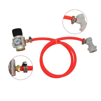 

CO2 Gas Regulator Gas Line Corny Cornelius Keg Charger Ball Lock Regulator Flow Gas Regulator Flowmeter Gauge Pressure Reducer