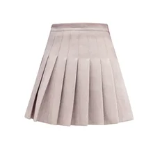 Шерстяная Юбка для колледжа, женская осенняя и зимняя новая плиссированная юбка с высокой талией, модные юбки