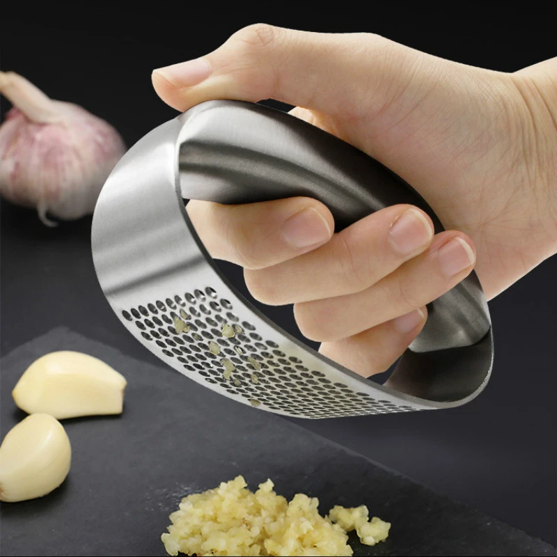 Chopper Garlic Press Vegetable Squeezer Masher Crusher Handheld Mincing