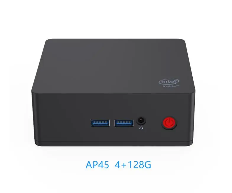 Настольный Мини компьютер AP45 LPDDR4 4/8GB 64/128/256/512 накопитель mSATA Full HD мини ПК AP45 процессор Pentium J4205 Ultra 4k - Цвет: 4G 128G