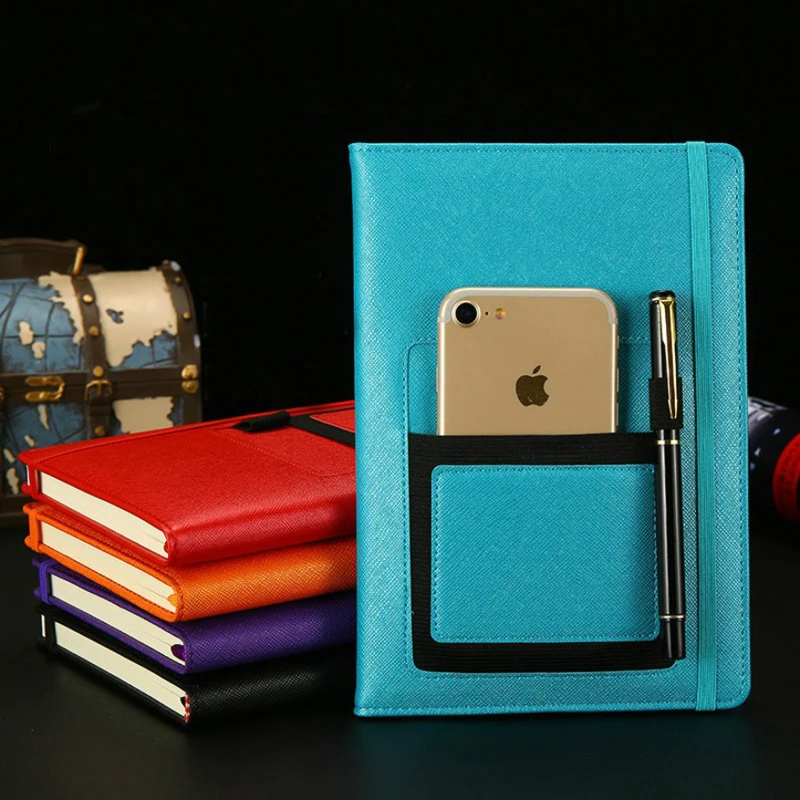 Оригинальный чехол для блокнота A5 из искусственной кожи 80 листов визитница