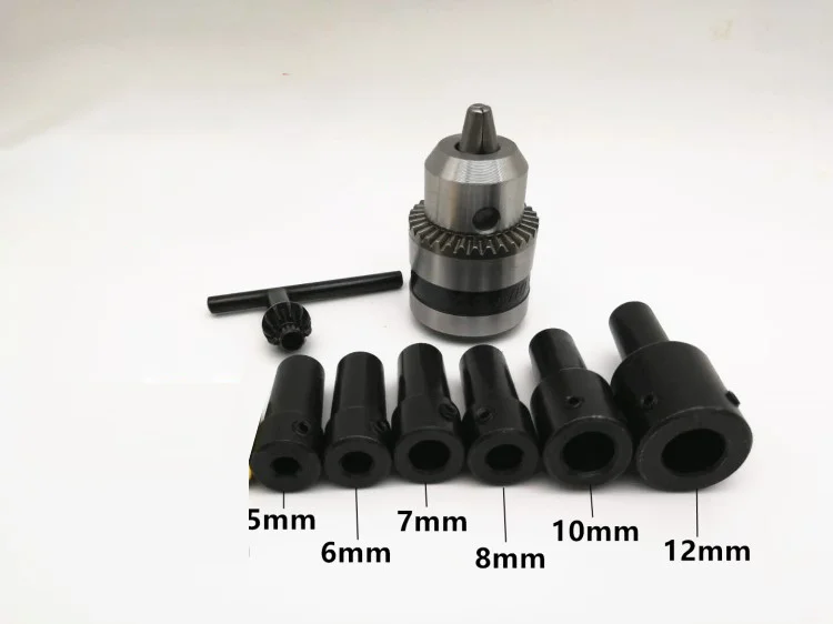 Bench Drill Chuck Connecting Rod, Motor Shaft Connecting Rod, B12 Electric Drill Chuck, Table Grinding Accessories