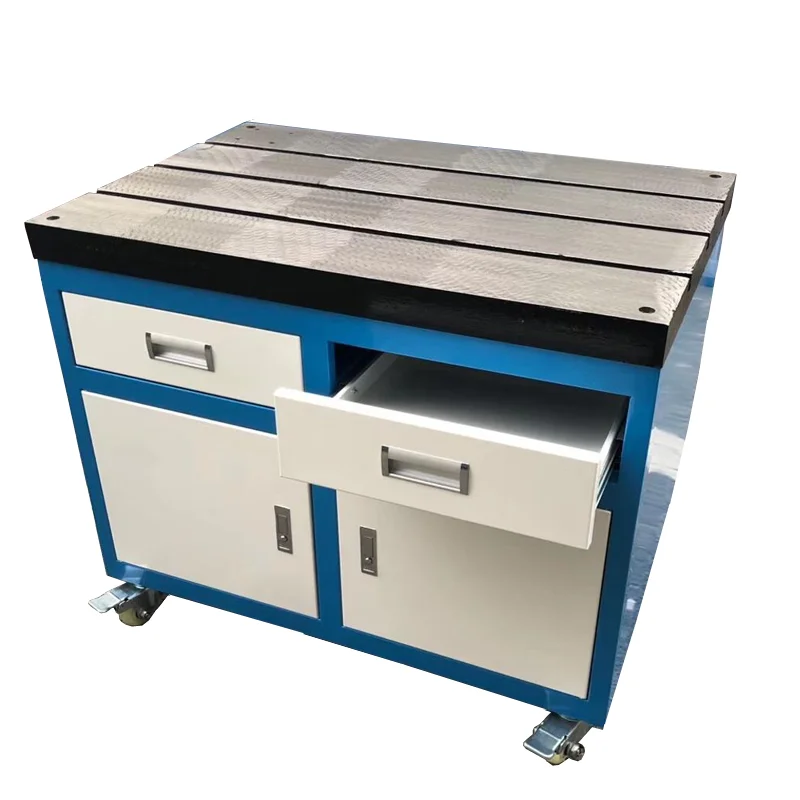 New 500*800*600mm Electric Tapping Machine Workbench Pneumatic Tapping Machine Tool Box Work Table Weight 73kg