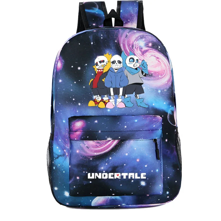 photo colour Модный рюкзак Undertale, школьные сумки с новым рисунком, школьный рюкзак для мужчин и женщин, рюкзак для ноутбука, детские школьные сумки для подростков - Цвет: photo colour