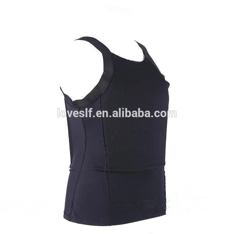 Bulletproof T shirt Vest Ultra Thin Undershirt Covert Body Armor NIJ