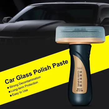 

100ml Car Glass Polish Paste Cleaning Paste Wax Glass Care Oil Remover Window Film Oil-Proof Film Agent Water Hydrophobic Paint