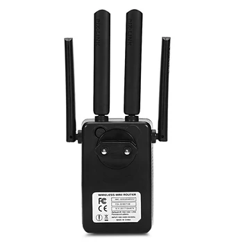

300Mbps WiFi Repeater Wireless Range Extender Networks Router Signal Booster DU55