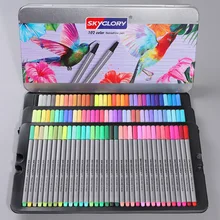 

24/48/72/102 Colors High Quality Non-toxic Art Markers with Box Watercolor Brush Pens Drawing Pen Set Art Supplies for Painting