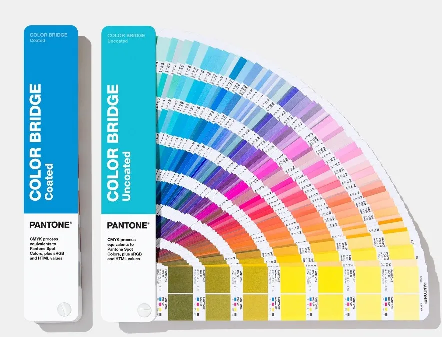 

2019 new C / u color card RGB with CMYK four color bridge gp6102a