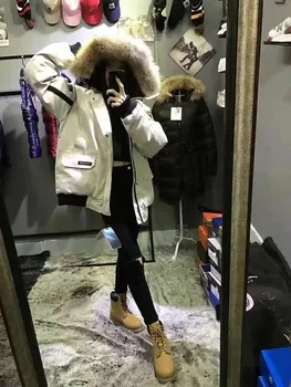 

Fox fur hooded down jacket Ultra Light Duck Down men Matt Fabric Lightweight Coat Warm Female Windbreaker Parka men's Plus Coats