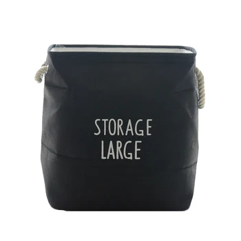 

3PCS / LOT Storage Organizer Toy Hamper Thicken Large Capacity Laundry Basket Square Laundry Barrel