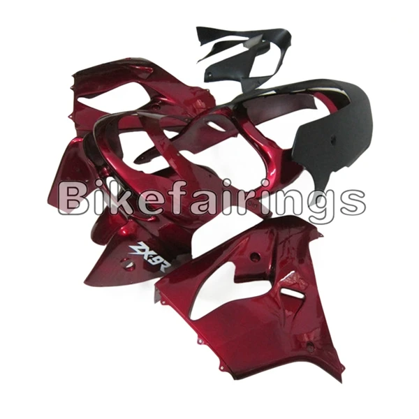 As Picture Shown Чехлы для Кавасаки ZX9R 1998 1999 АБС пластик капот мотоциклетные ZX-9R 1998 1999 Обтекатели ZX 9R 98 99 кузов темно-красные панели - Цвет: As Picture Shown