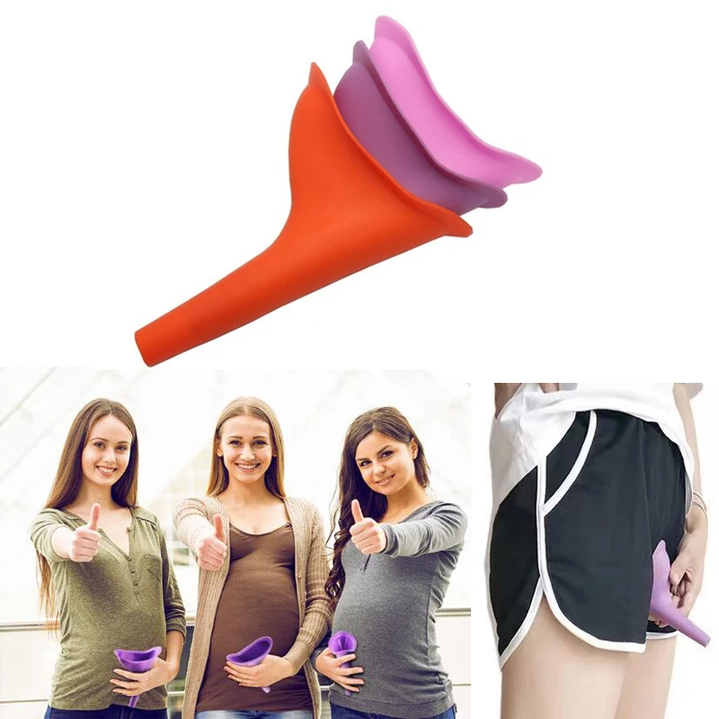 Women Female Portable Urinal Outdoor Travel Stand Up Pee Urination Device 