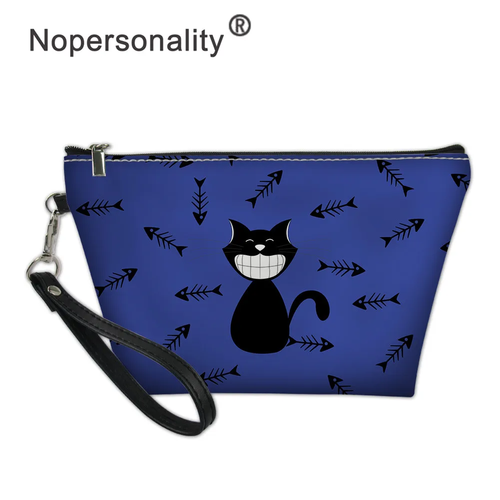 Nopersonality, Косметичка-органайзер, Сумка с рисунком кота из мультфильма, Женская дорожная косметичка, портативная Сумочка, косметичка для женщин - Цвет: CC3415Z8
