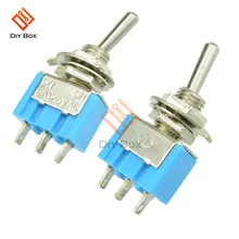 10 шт. Slide Mini 3Pin слайдовый переключатель SPDT ON-ON 3 Pin 2 Postion миниатюрный переключатель модуль переключателя VE067 AC 125V 6A