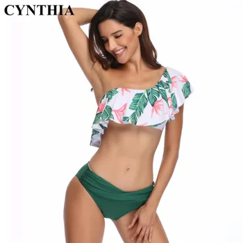 

CYNTHIA 2020 New Style Ladies Bikini Swimsuit Sexy Charm Women's Braided Rope Solo Edge Split Typeswimwear swimming suit