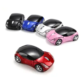 

Car Shape 3 Keys Optical Mice For PC Computer Laptop Ergonomics Mouse Gamer 2.4GHZ 1600DPI Wireless Gaming Mouse USB Receiver