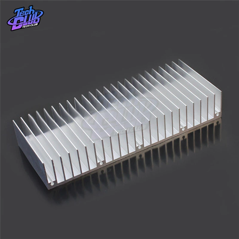 Aluminum Heat Sink 60x150x25mm for Amplifer LED COB Light Power IC Transistor