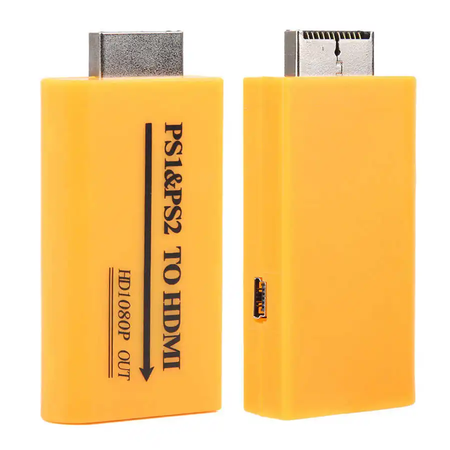 PS1/PS2 к HDMI видеоконвертеру адаптер Выход Композитный 7x3 5x1 5 см Новый|Коробки