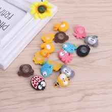 ПВХ 8 шт./лот аксессуары для обуви украшения маленькие животные Дети подарок Новая мода мини украшения милые