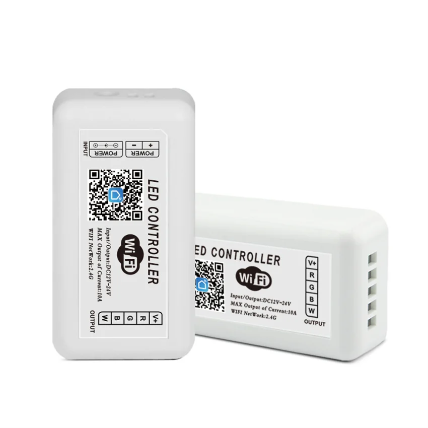 

Free Shipping RF 24-key Wifi RGBW controller is a universal LED controller for mobile phone control and 433M RF remote control.