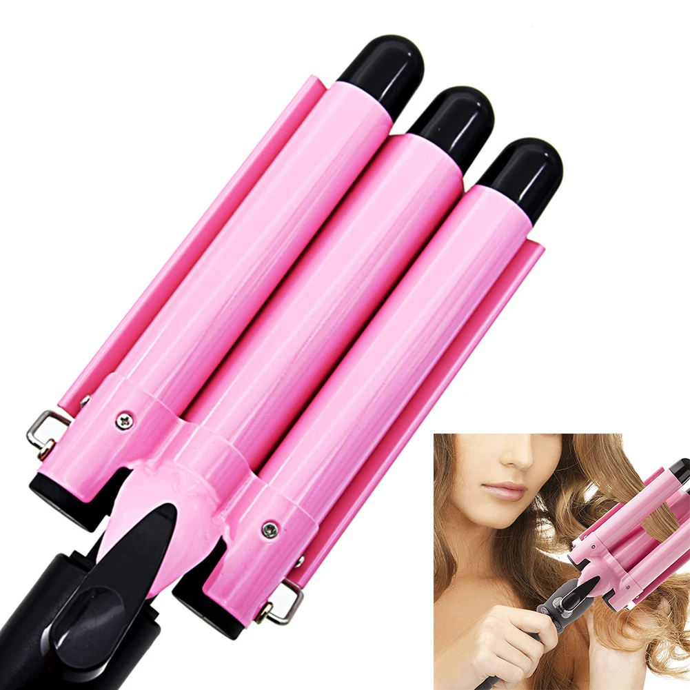25 мм розовая Автоматическая Перманентная шина для завивки волос с подогревом 3