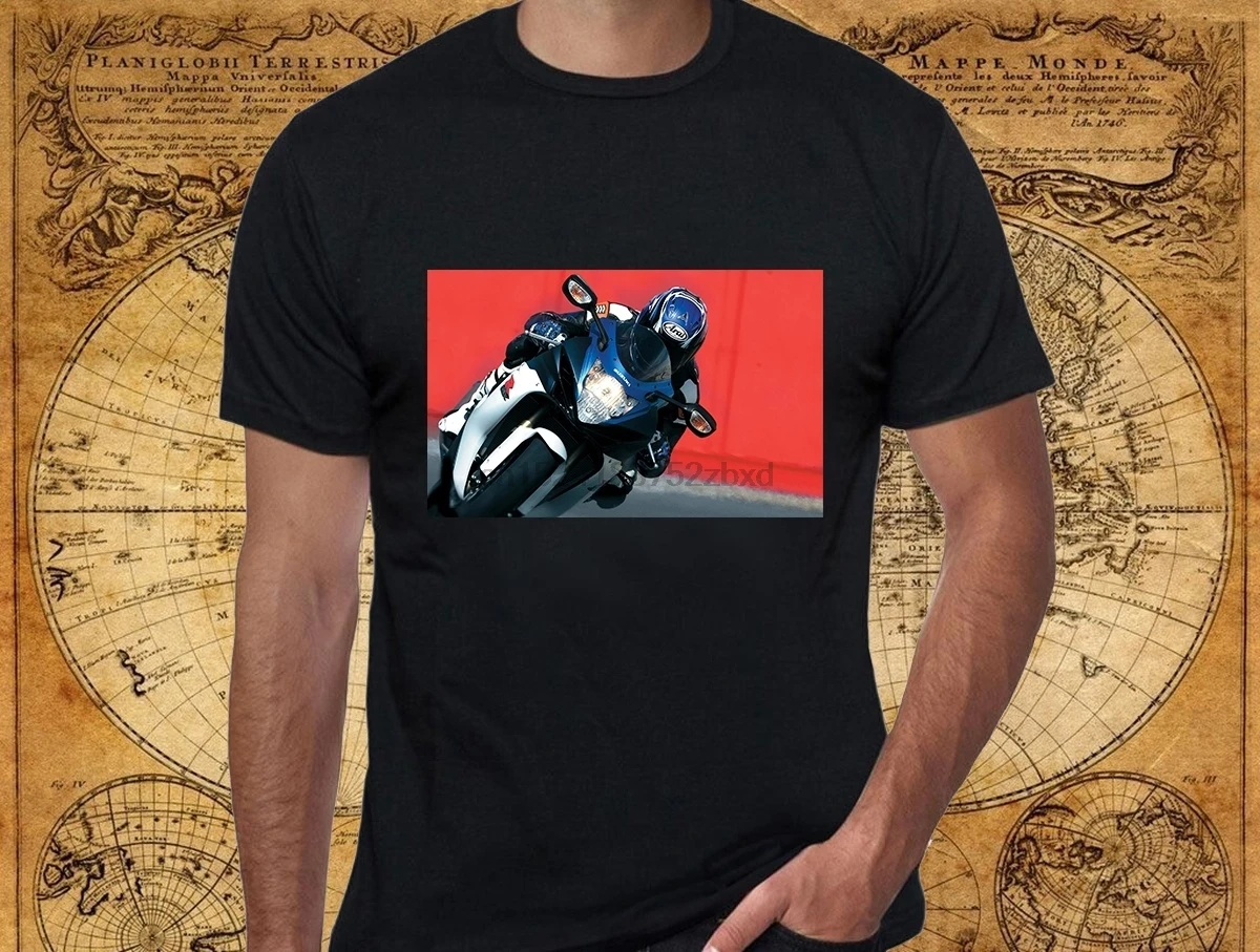 Large displacement motorcycle suzuki hayabusa Summer men 's new tshirt Hot Fashion Design Printed Cotton Tees round neck |
