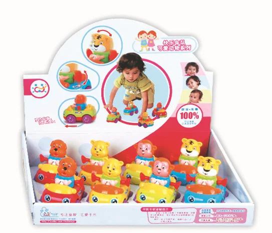 

Department of Music 356B Happy Motorcade Animal Modeling Cute Cartoon Early Childhood Educational CHILDREN'S Toy