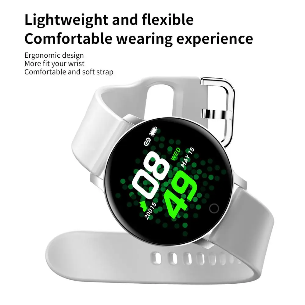 Fitness Smart Watch Men Women HeartRate Blood Pressure Monitor Smartwatch Waterproof smartband for Android Ios xiaomi iphone