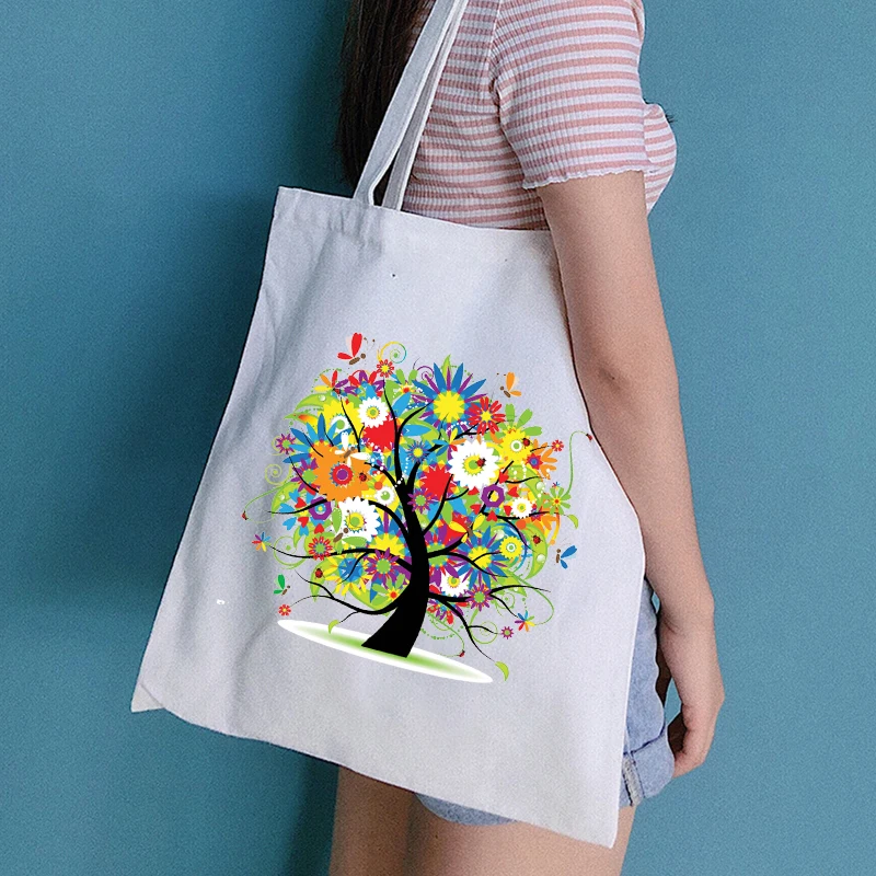 Colorful Flower Tree Patches Heat Transfer Stickers Clothes T-shirts Bags Diy Washable Level Ironing Adhesive Patches