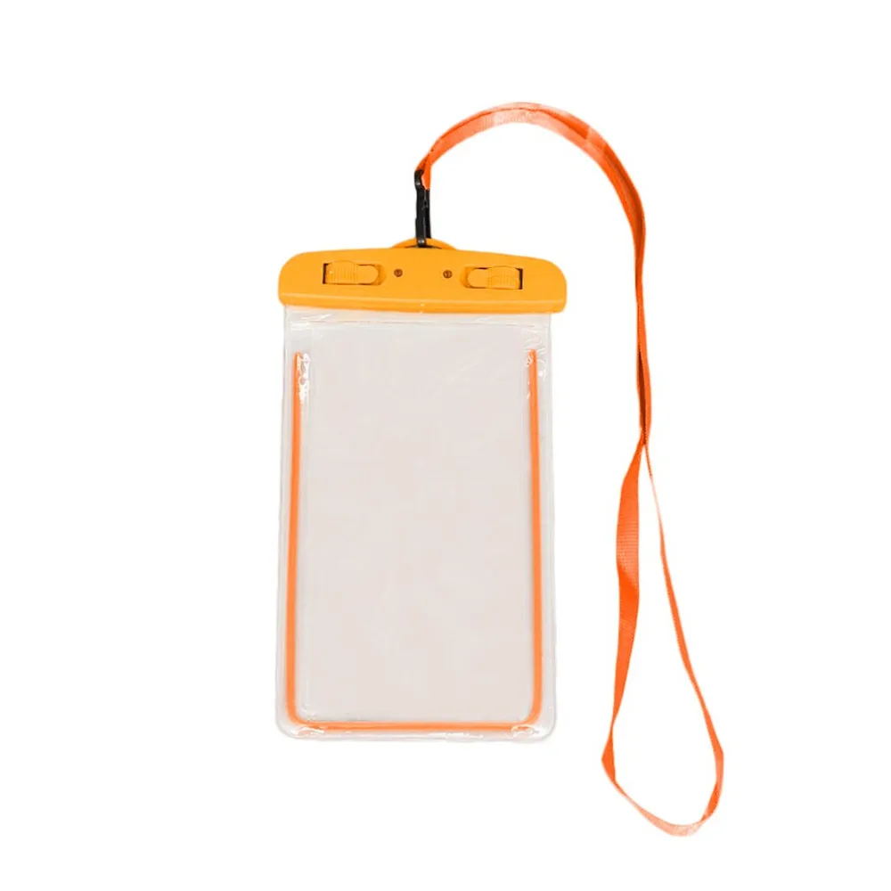 Сумки для плавания водонепроницаемый мешок со светящийся подводный чехол для телефона для iphone 6 6s 7 8 Универсальные Все модели 3,5 дюймов-6 дюймов