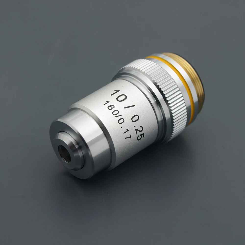 Microscope Objective Lens Achromatic Objective Laboratory Biological Microscope parts 4X 10X 20X 40X 60X 100X optical instruments zoom lens