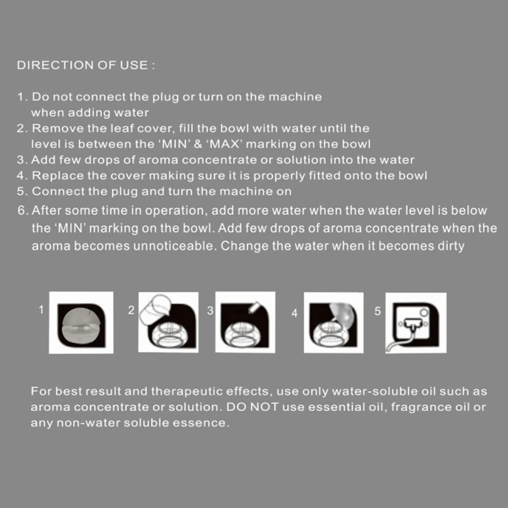 Aromatherapy Air Fresh Purifier Humidifier Freshener Cleaner Ioniser Household Air Purifier Essential Aromas Oil Diffuser