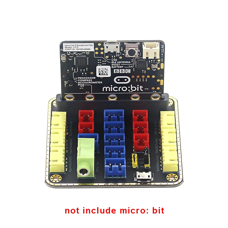 BBC micro: bit kids Starter kit micro: Плата расширения бит, модуль датчика для частей графического программирования питона