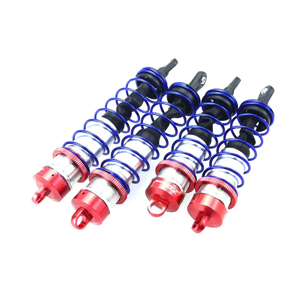 

4PCS Car Parts Shock Absorber 1/8 Rc Car Truck Parts Metal Oil Pressure Adjustable Shock Absorber Accessories