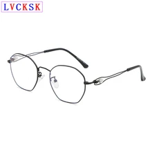 Ретро литературные женские нестандартные прозрачные стеклянные es рамки алмазные выдолбленные дужки прозрачные стеклянные металлические оправы для очков 5 видов цветов N5