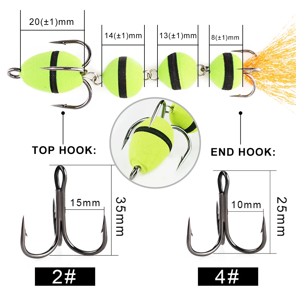Fishing Lure 1PCS SwimBait 46Color Bass Lure Insect Bait Soft