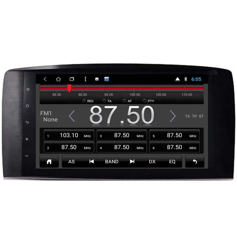 NaviTopia 1024*600 9 дюймов 8 core ram 2G rom 32G Android 8,1 автомобильный радиоплеер для Mercedes-Benz R300 2006-wifi/карты/gps