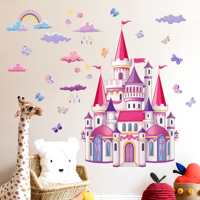 Adesivo De Parede Para Decoração De Casa, Para Bebês, Princesas