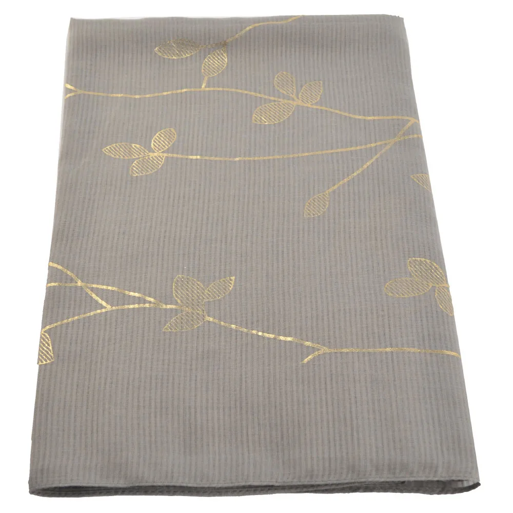 Foulard femme musulman, хлопковый мусульманский хиджаб, простой головной шарф для волос, Шали Обертывания, Осенний женский золотой шарф с маркой sjaal, Роковая женщина - Цвет: Серый