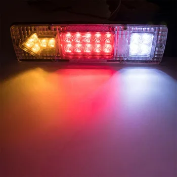 

DC 12V LED Tail Lights 2Pcs Set Non-corrosive Waterproof Car Indicator
