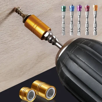 

Yellow Aluminum Ring Cross Head Hexagonal Bit Hex Shank Drywall Screw Driver Portable Tool Accessories Parts