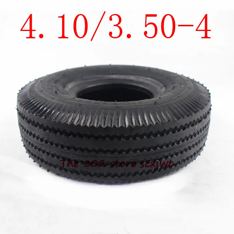 10 Inch Tyre 4.10/3.50-4 Tyres 4.10-4 3.50-4 Tires Inner Tube for Electric Tricycle, Trolley,Electric Scooter,warehouse Car - Цвет: outer tyre