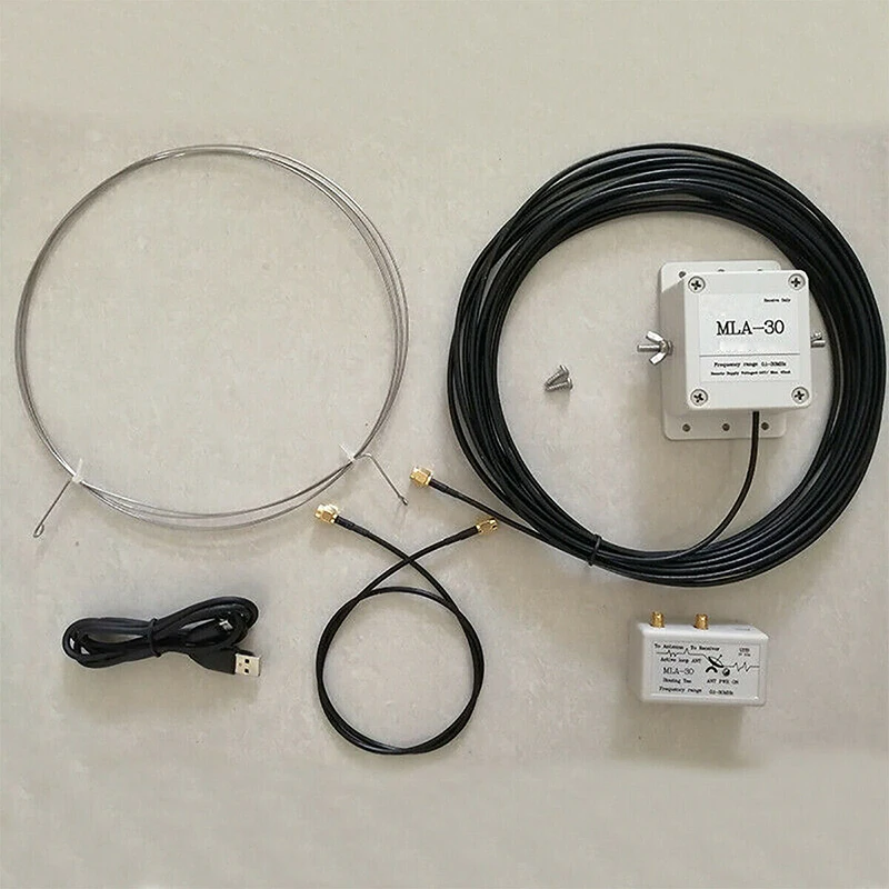 

MLA-30 Ring Active Receiving Antenna Low Noise Medium Wave Short Wave Antenna GV99
