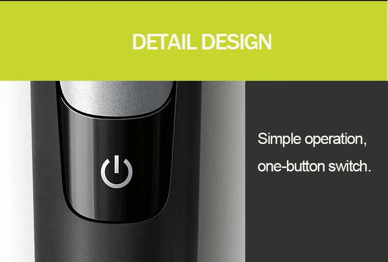 Профессиональная моющаяся Электробритва Philips QP6510 с комфортной режущей системой 60 мин беспроводное использование/Зарядка 1 ч для Мужской бритвы
