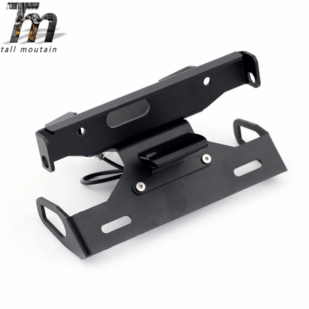 

License Plate Holder LED Light For KAWASAKI ZX6R ZX-6R NINJA 2007-2008 Motorcycle License Number Plate Holder Mount Brack