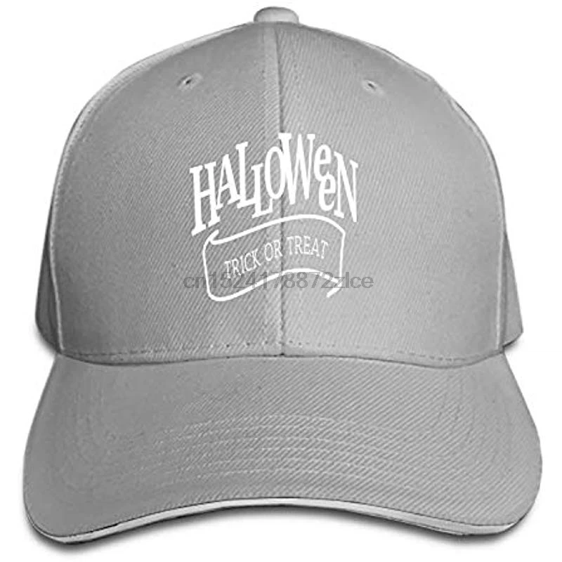 Счастливый Хэллоуин унисекс промывают саржевая бейсболка Регулируемая остроконечная шляпа сэндвич