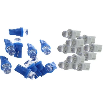 

20x W5W LED Nightlight Bulb 158 168 194 T10 2825 Xenon Blue/White Ceiling Effect