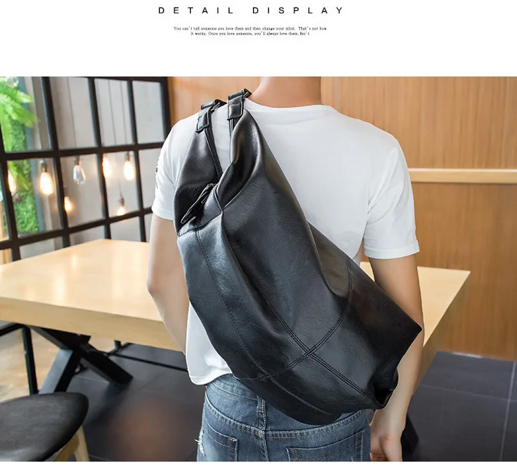 Multifunctional Japanese and Korean Trend Shoulder Bag Male Mass Student Bag Computer